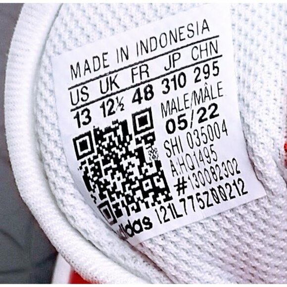 Adidas Forum Low OG Mens Sneakers Red/White Size 13 Basketball Shoes Made In I - Picture 5 of 8